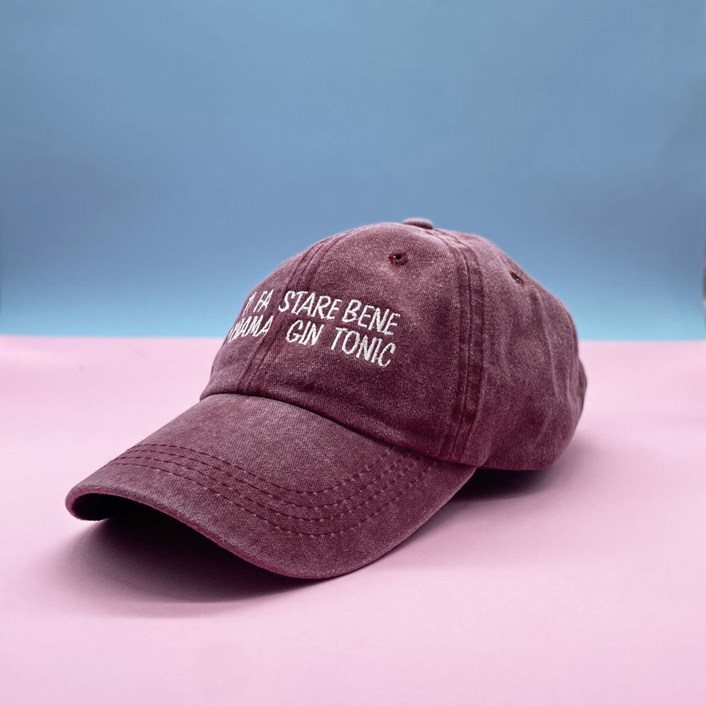 Cappello con visiera "Se ti fa star bene si chiama Gin Tonic"