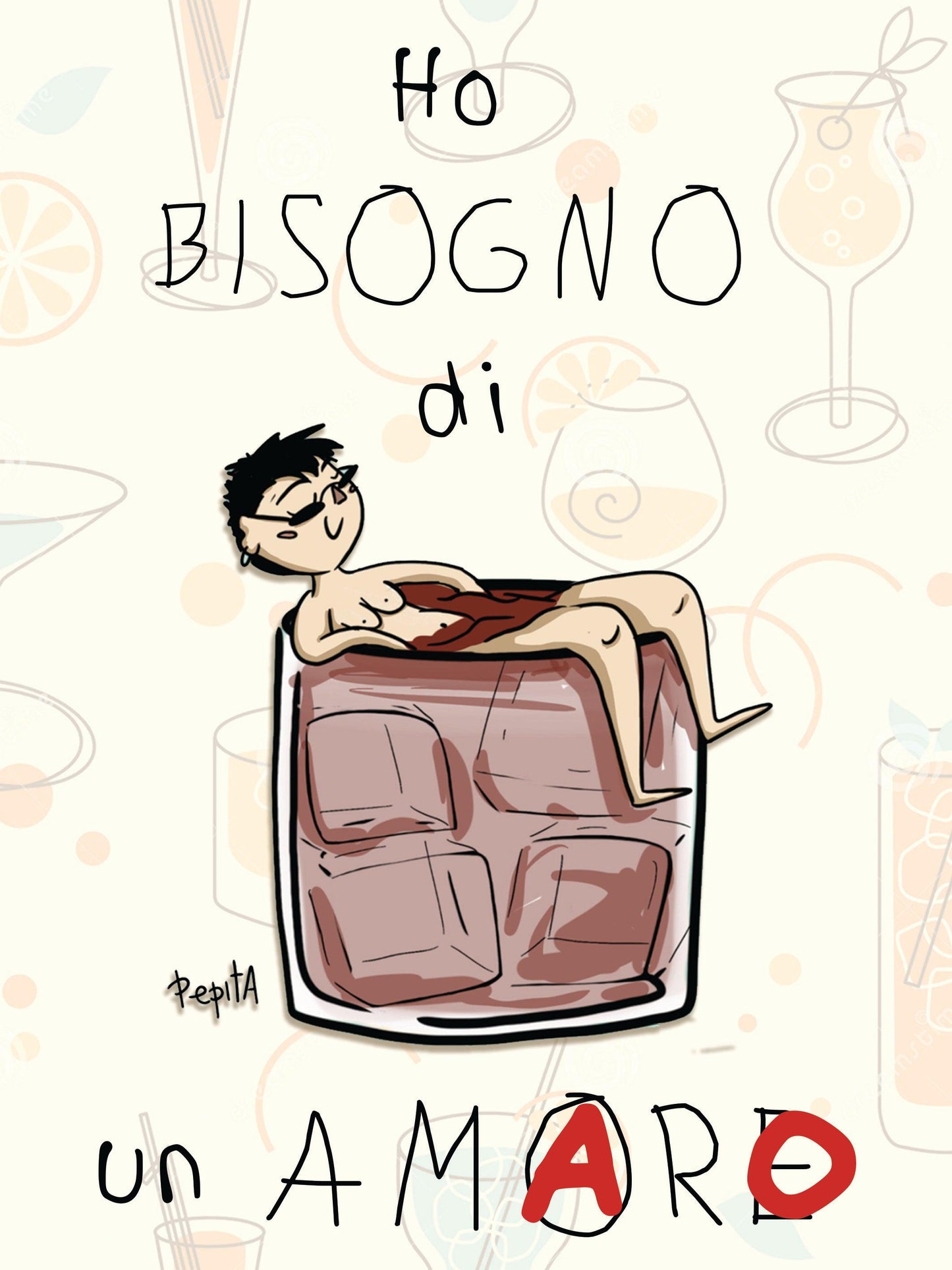 Illustrazione "Amaro" - Pepitaland