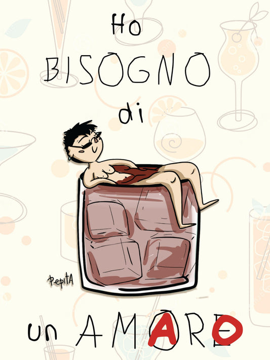 Illustrazione "Amaro" - Pepitaland