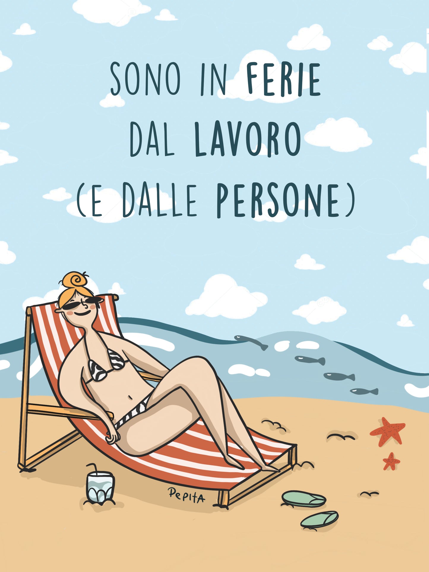 Illustrazione "Ferie" - Pepitaland