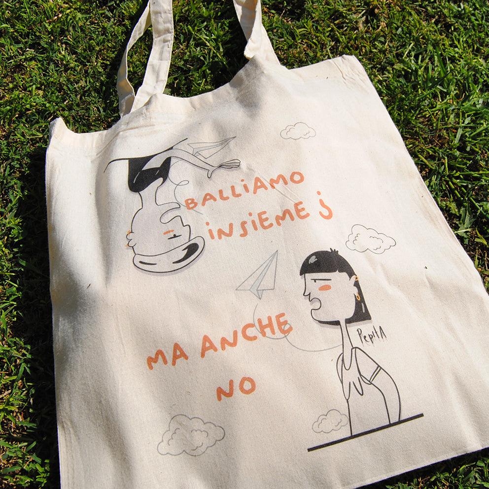 Shopper Bag "Ti va di ballare" - Pepitaland