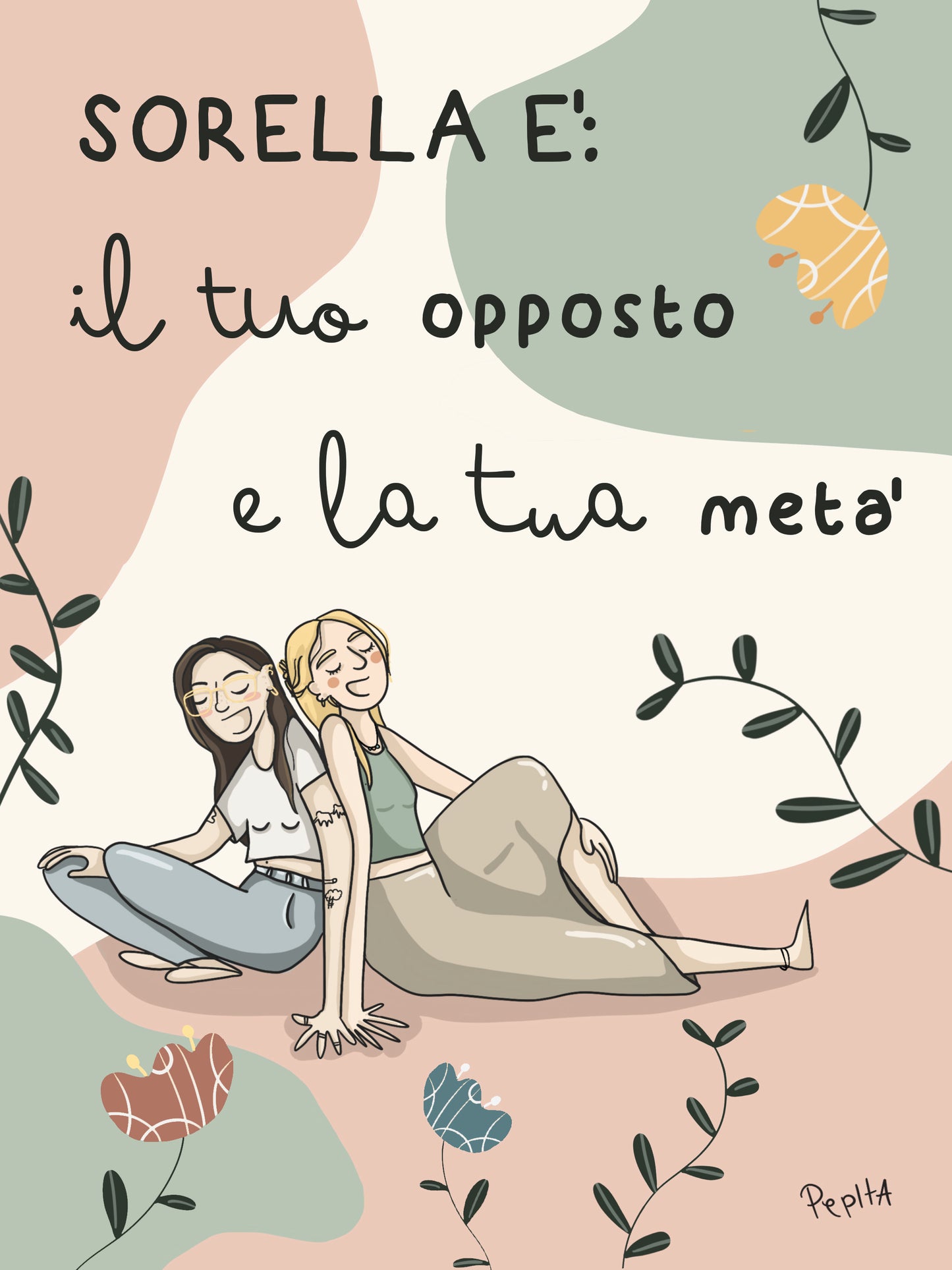 Illustrazione "Sorelle" - Pepitaland