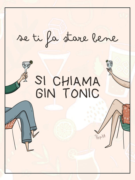 Illustrazione "Gin Tonic" - Pepitaland
